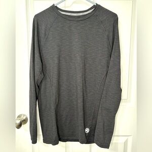 Men's Baselayer Gray Long Sleeve Shirt